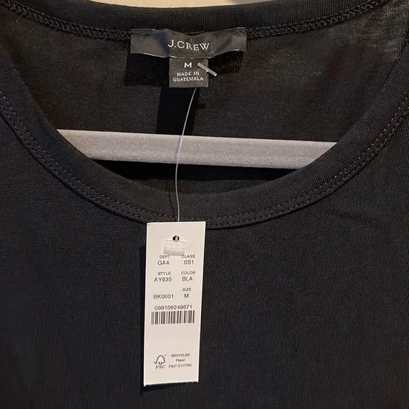 Nwt black Jcrew knit dress M - Picture 2 of 5